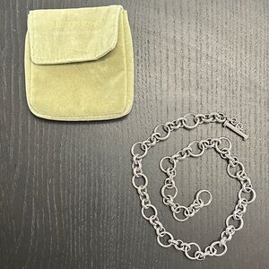 Judith Ripka 925 Silver 21” Necklace